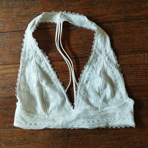 Urban outfitters halter cream bralette